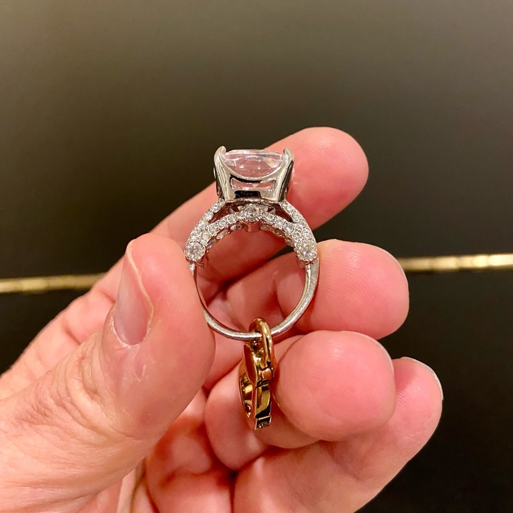 authentic rare luxury Juicy Couture engagement ring charm - Picture 11 of 17